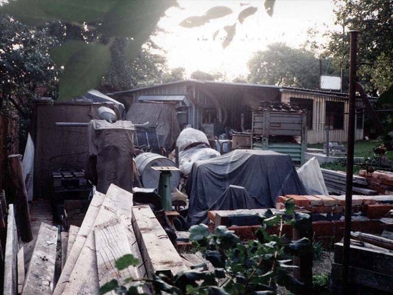 1995, příprava stavby svařovny, Jaroslavice